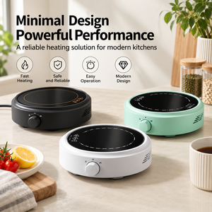 Mini Estufa Eléctrica de Cerámica Portátil, Hervidor de Agua para Té, Control por Perilla, Placa Calefactora, Uso Doméstico DJL01 - Product Image 3