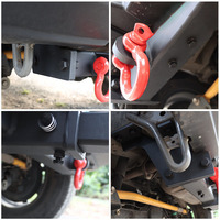 Barre de protection arrière tout-terrain pour Suzuki Jimny JB64 JB74 2018+ Nouveaux pare-chocs de voiture Point de remorquage Attelage de remorquage découpé pour la remorquage