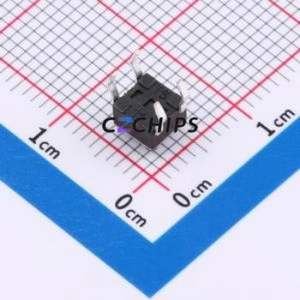 BX-TS-26-454538CJ Tactile Switch Through hole-4P,4.5x4.5mm Switch Single Pole Single Throw Round Button 2.6N Through Hole - Product Image 2