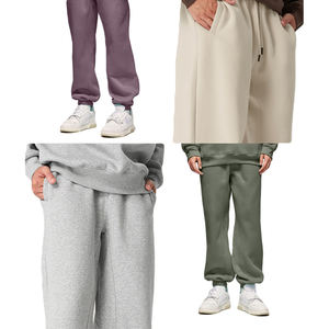 سروال رياضي من الشركة المصنعة للوزن الثقيل من صوف الخريف شعار مخصص للشتاء كاجوال بنطلون رجالي محبوك - Product Image 2