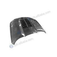 BENSNEES Capot avant personnalisé en fibre de carbone noire pour Ford Mustang GT GT500 2018-2023 – Amélioration du capot moteur en carbone