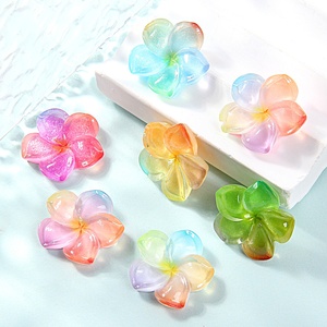 Artesanía de Resina Antigua, Multicolor, Pintura en Aerosol DIY, Accesorios para Carcasas de Teléfono Móvil, Flores de Primavera, Frangipani, Año Nuevo - Product Image 4