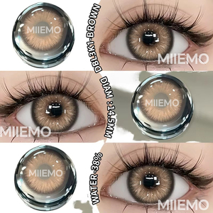 For MIIEMO <strong>Custom</strong> Logo Soft Hardness Cosplay <strong>Contacts</strong> Lens Natural Color <strong>Sharingan</strong> Eye Color Lenses - Product Image 2