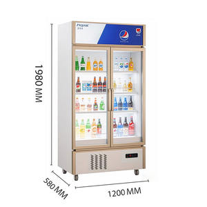 Enfriador de Aire Comercial para Supermercados, para Bebidas, <span class=keywords><strong>CocaCola</strong></span>, Pepsi, Otras Bebidas, Refrigerador Exhibidor para Heladerías - Product Image 2