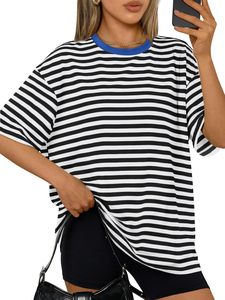 Camiseta de Mujer al por Mayor de Alta Calidad, Color Sólido Informal, Transpirable, Ligera, de Algodón, Manga Corta - Product Image 3