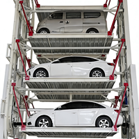 Système de stationnement vertical rotatif intelligent pour 8 voitures avec élévateur de voiture, capacité de charge de 2700 kg, écran tactile LCD, garantie de 5 ans, Tabitha