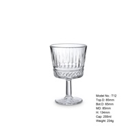 Verres à Margarita Modernes en Gros, à Pied, en Verre Épais et Solide, Anti-fuite, Sûrs pour les Aliments, Transparents pour Hôtels et Restaurants