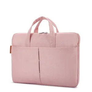 15.6 Inch Canvas Messenger Bag For Women High capacity Professional Work Shoulder Bag Laptop Bag