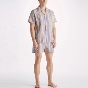 Modal Pyjamas Herren New Summer Dünne Kurzarm Shorts Set Cardigan Casual Herren Lounge Wear Herren Nachtwäsche - Product Image 1