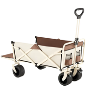 Chariot de pique-nique parent-enfant YX-F1-42, design inclinable confortable pour tout-petit avec grand espace de rangement