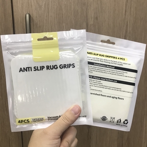 4 pièces Grips antidérapants lavables pour tapis, avec technologie de vide, en nouveaux matériaux, anti-roulement, autocollants et coussinets de maintien pour tapis - Product Image 1