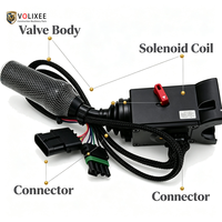 Manette de commande 701-80238 compatible avec les chargeuses sur pneus JCB 426, 436, 456, 414S, 416S – Pièces de rechange pour levier de commande