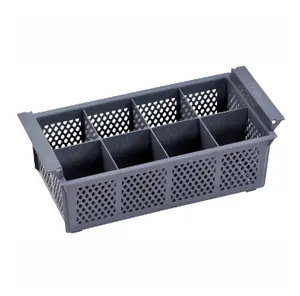 Cambro PR314 Dishwasher Rack, Peg Dish, Grey