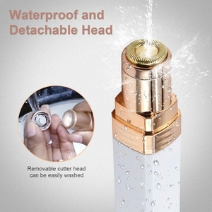 Mini rasoir électrique rechargeable pour femme, portable, sans douleur, pour l'épilation du visage, avec lumière LED, pour les voyages. - Product Image 6