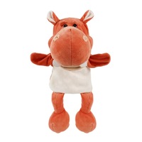 Nouveaux produits Marionnettes à main animales pour jeux interactifs parents-enfants Jouets en peluche éducatifs lion Marionnettes à doigts ventriloques Boîte aveugle