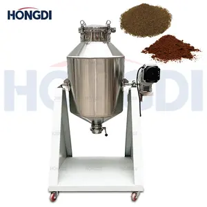 55L stainless steel for mixing charcoal powder activated carbon cleaning industry powder double cone mixer