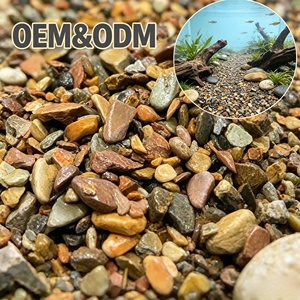 หินกรวดแม่น้ำคุณภาพสูง เรียบเนียน สำหรับตกแต่งตู้ปลา ตู้เลี้ยงสัตว์น้ำ จัดสวนภายนอก ทางเดินในสวน - Product Image 1