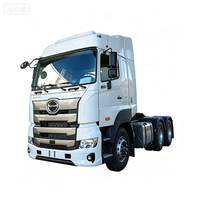 Camion tracteur Hino 700 d'occasion 6x4, tête de camion d'occasion en bon état de marche, véhicule logistique pour le transport de conteneurs