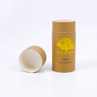 Emballage de conteneur de baume à lèvres en carton kraft biodégradable personnalisé tube de papier Push up
