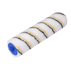 Rouleau de peinture de 10 pouces de haute qualité à double rayures jaunes en polyamide, thermocollé, à dégagement rapide, personnalisable, support OEM - Product Image 5