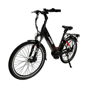 便宜的48v隐藏式电池250w 350电动自行车八方中置电机26英寸ebike Step City电动自行车
