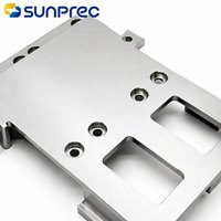 Boîtier de module de communication par satellite personnalisé, composants usinés CNC 5 axes