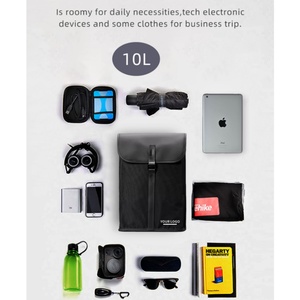 Sac à dos pour ordinateur portable extensible de luxe, grande capacité, antivol, design géométrique personnalisé, décontracté, sportif, imperméable, pour l'université - Product Image 3