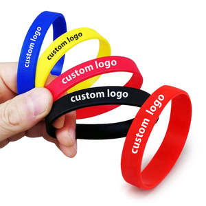 Bracelets en silicone personnalisés Ranguo avec logo, imperméables, gaufrés, design fluorescent lumineux, promotionnels, pour événements sportifs, unisexes - Product Image 4