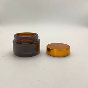 Pot à crème rond en verre brun noir Youbo en gros, 10G-60G, imprimé à l'écran, pour crème cosmétique pour le visage et les yeux, avec bouchon et brosse - Product Image 6
