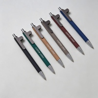 Stylo bille en métal avec grand clip pour cartes épaisses, cadeau promotionnel pour événements professionnels