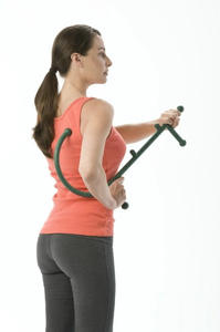 Trigger Point Selbst massage gerät Stick Thera cane Body Muscle Relief Rücken massage haken Therapeut isches Entspannungs druck werkzeug - Product Image 5