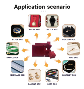 Boîte à <span class=keywords><strong>montre</strong></span> en coton écologique, étui à <span class=keywords><strong>montre</strong></span> unique en cuir personnalisé, boîte cadeau pour bijoux avec remontoir de <span class=keywords><strong>montre</strong></span> <span class=keywords><strong>Wolf</strong></span> - Product Image 3