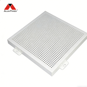 Panneau de façade perforé en alliage d'aluminium au design moderne personnalisé pour usage extérieur, murs-rideaux imperméables et ignifuges - Product Image 2