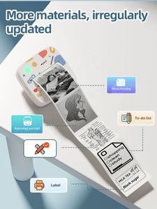 Mini Impresora de Etiquetas de Papel Térmico con para Notas Escolares, Diario, Manualidades, Regalos para Niños, 203dpi, Tamaño Máximo de Papel de 30 mm - Product Image 3