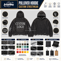 Sweat-shirt à capuche noir personnalisé pour homme avec détails déchirés et applique métallique sur la manche, style streetwear, OEM ODM