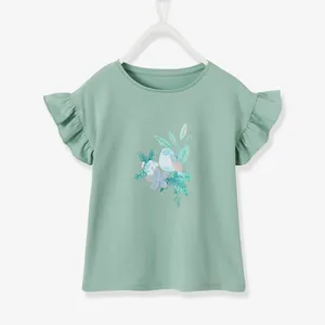 Design Fashion Hot Selling Top Quality OEM Accept Kids Clothing Designer Supplier China Girls T-shirt Casual