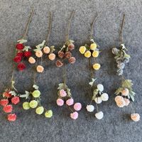 Künstliche Chrysanthemen Löwenzahn-Kugel Pompom Seidenblume für Hochzeit Party Valentinstag Dekoration Günstiger Fabrikpreis
