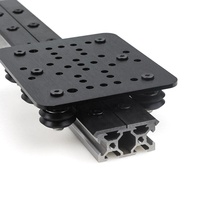 BulkMan3D haute qualité en gros en alliage d'aluminium OpenRail portique plaque 2040 série CNC bricolage noir pièces accessoire