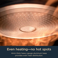 Ensemble de 5 casseroles et poêles en céramique antiadhésive bleue de haute qualité, en aluminium, compatibles induction, avec poignées en acier inoxydable, pour la cuisine