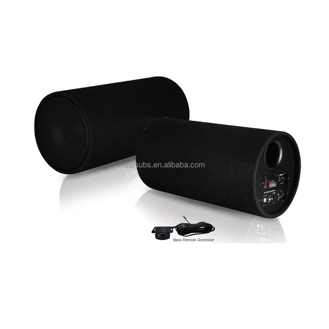 OEM Strong Bass Vented Car Tube Active Subwoofer 8 10 12 Inch Car Subwoofer with Amplifier