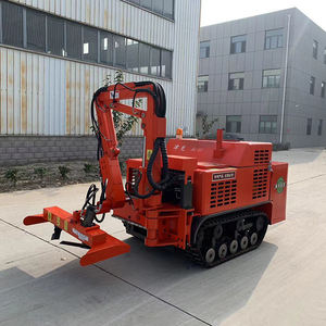 Nouvelle tondeuse robot à moteur diesel sur chenilles hydrauliques en caoutchouc pour l'agriculture, télécommandée, certifiée CE, tout-terrain - Product Image 5