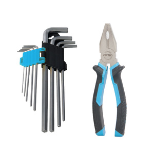 Ensemble d'outils à main FIXTEC 26 pièces, outils d'atelier et de <span class=keywords><strong>bricolage</strong></span> avec boîte à outils en plastique robuste de 17 pouces - Product Image 4