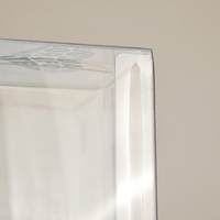 Boîte en plastique transparente personnalisée avec fermeture automatique, en PVC, PET, PP, pour emballage cosmétique