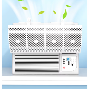 2024 facile à installer ABS maison fenêtre climatisation plaque de guidage <span class=keywords><strong>sortie</strong></span> Anti-Direct soufflant pare-brise pour pièces de conditionneur - Product Image 3