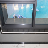 Fenêtres à battants en aluminium sur mesure, conformes aux normes australiennes, à double ou triple vitrage, pour usage commercial, salles de bain et villas, conformes à la norme Energy Star