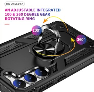 Funda de teléfono a prueba de golpes para <span class=keywords><strong>Samsung</strong></span> <span class=keywords><strong>Galaxy</strong></span> S23 <span class=keywords><strong>Ultra</strong></span> S23, carcasa magnética con soporte de anillo S23 S23 <span class=keywords><strong>Ultra</strong></span> - Product Image 4