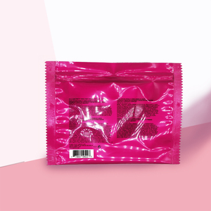 Bán buôn tùy chỉnh thiết kế Mylar tái sử dụng dây kéo túi mỹ phẩm chăm sóc da Lá gói bao bì với cửa sổ <span class=keywords><strong>demet</strong></span> cho kem dưỡng da - Product Image 3