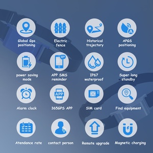 Nouveau collier de suivi GPS pour animaux de compagnie 4G LTE Suivi en temps réel Chien Chat Mini collier IP67 Étanche avec application Clôture électronique pour l'extérieur - Product Image 3