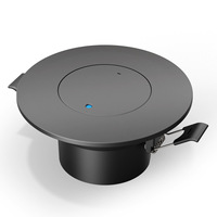 Détecteur de présence humaine intelligent à induction radar micro-ondes, interrupteur encastré au plafond avec angle réglable