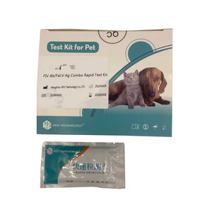 정확한 고양이 FIV FELV 질병 검사 고양이 면역 결핍 항체 및 고양이 백혈병 바이러스 항원 검사 - Product Image 6